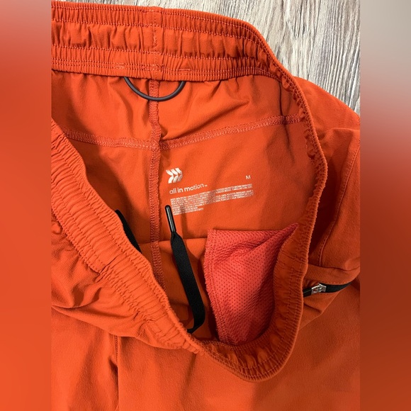 All in Motion Men's Shorts - Size Medium - Rust Orange - Picture 3 of 3